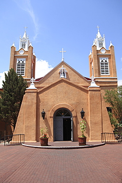 San Felipe de Neri Church, Old Town, Albuquerque, New Mexico, United States of America, North America