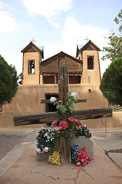 Santuario de Chimayo, Lourdes of America, Church, Chapel, Religious Pilgrimage Site, Chimayo, New Mexico, United States of America, North America