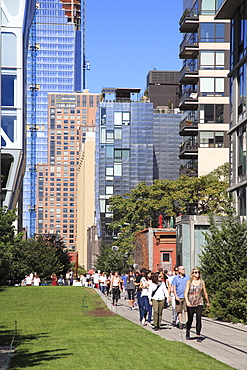 High Line Park, Manhattan, New York City, New York, United States of America, North America