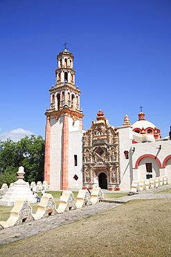 Tilaco Mission, UNESCO World Heritage Site, one of five Sierra Gorda missions designed by Franciscan Fray Junipero Serra, QuerŽtaro, Mexico, North America