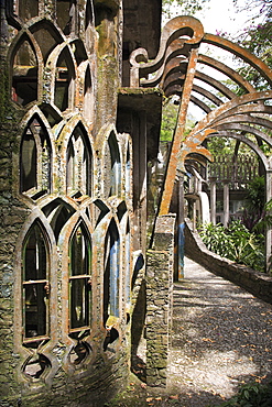 Las Pozas (the Pools), surrealist sculpture garden and architecture created by Edward James an eccentric English aristocrat, Xilitla, San Luis Potosi state, Mexico, North America