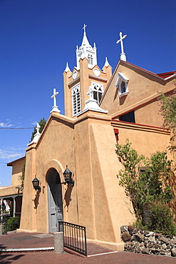 San Felipe de Neri Church, Old Town, Albuquerque, New Mexico, United States of America, North America