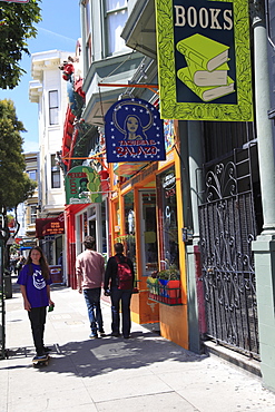 Haight Street, Haight Ashbury District, The Haight, San Francisco, California, United States of America, North America