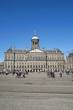 The Royal Palace, built in 1648, originally the Town Hall, Dam Square, Amsterdam, Netherlands, Europe