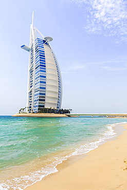 Burj Al Arab Hotel, Jumeirah Beach, Dubai, United Arab Emirates, Middle East