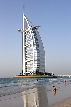 Burj Al Arab Hotel, Jumeirah Beach, Dubai, United Arab Emirates, Middle East