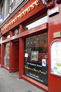 The Elephant House Cafe where J. K. Rowling wrote the first Harry Potter books, Edinburgh, Scotland, United Kingdom, Europe