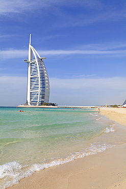 Burj Al Arab Hotel, Jumeirah Beach, Dubai, United Arab Emirates, Middle East