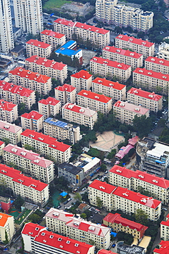 A new housing development in the Lujiazui district, Pudong, Shanghai, China, Asia