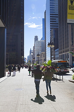 North Michigan Avenue, Chicago, Illinois, United States of America, North America