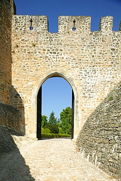 Templars' castle, Tomar, Estremadura, Portugal, Europe