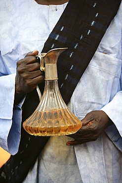 Mass wine at Keur Moussa abbey, Keur Moussa, Senegal, West Africa, Africa