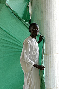 Mouride in Touba great mosque, Touba, Senegal, West Africa, Africa