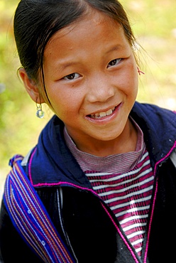 Hmong girl, Sapa, Vietnam, Indochina, Southeast Asia, Asia