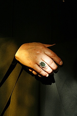 Protestant minister's hands, Geneva, Switzerland, Europe