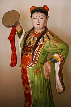 Mazu sea goddess in Thian Hock Keng Taoist temple, Singapore, Southeast Asia, Asia