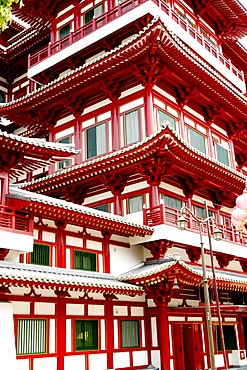 Buddha tooth relic temple, Singapore, Southeast Asia, Asia