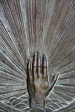 Praying hands, New York, United States of America, North America