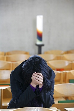 Woman at prayer