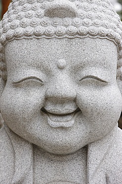 Smiling Buddha, Jogyesa Temple, Seoul, South Korea, Asia