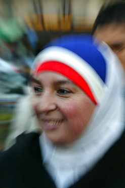 Muslim demonstration in Paris, France, Europe