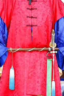 Royal guard, Changdeokgung Palace, Seoul, South Korea, Asia