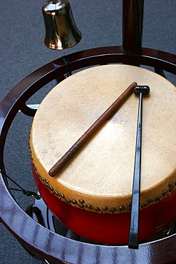 Drum and bell, Paris, France, Europe