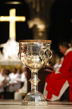 Baptismal font, Paris, France, Europe