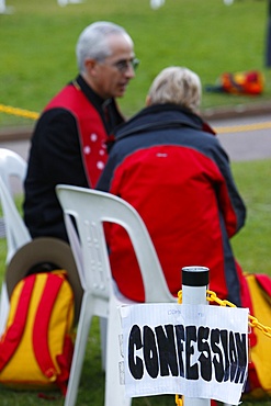 The sacrament of reconciliation, World Youth Day, Sydney, New South Wales, Australia, Pacific