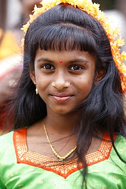 Tamil girl, London, England, United Kingdom, Europe