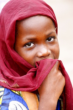 Muslim girl, Lome, Togo, West Africa, Africa