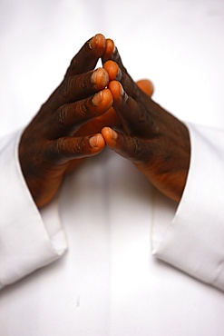 Monk, Danyi Dzogbegan, Togo, West Africa, AFrica