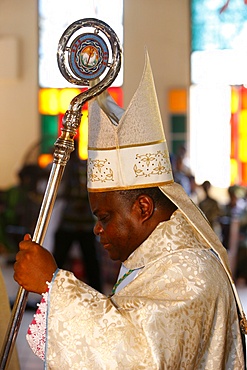 Bishop Denis Komivi Amuzu-Dzakpah, Catholic Mass in Lome, Togo, West Africa, Africa