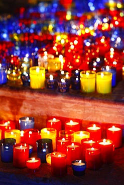 Light festival and feast of the Immaculate Conception, St. John's Cathedral, Lyon, Rhone, France, Europe