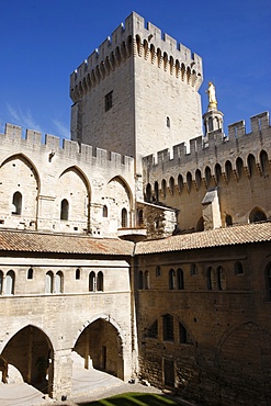 Palais des Papes, UNESCO World Heritage Site, Avignon, Vaucluse, France, Europe