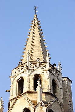 St. Peter's church spire, Avignon, Vaucluse, France, Europe