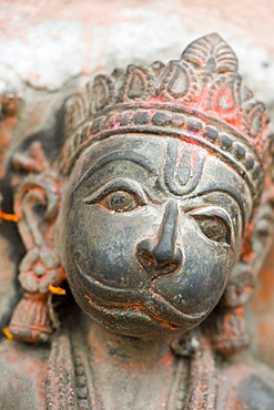 Hindu god Hanuman, Varanasi, Uttar Pradesh, India, Asia