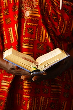 Bible reading, Lome, Togo, West Africa, Africa