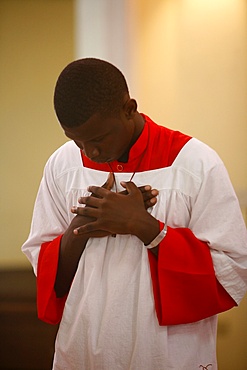 Prayer, Brazzaville, Congo, Africa