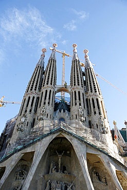 Sagrada Familia, UNESCO World Heritage Site, Barcelona, Catalonia, Spain, Europe