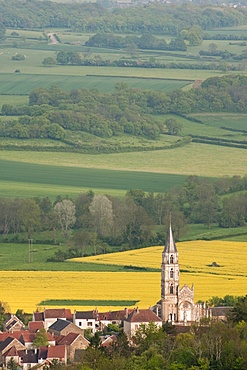 Saint-Pere sous Vezelay village, Burgundy, France, Europe