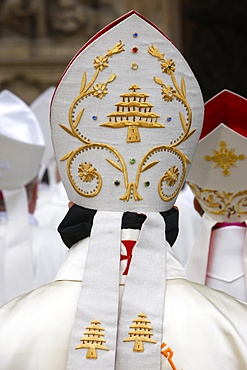 Bishop's mitre, Paris, France, Europe