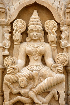 Pashtunath Jain temple sculpture, Haridwar, Uttarakhand, India, Asia