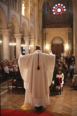 Catholic Mass, Paris, France, Europe