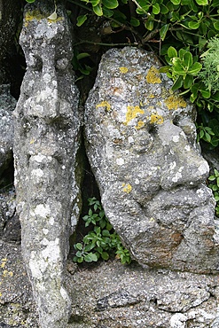 Rock sculpted by l'Abbe Foure, Rotheneuf, Ille-et-Vilaine, Brittany, France, Europe