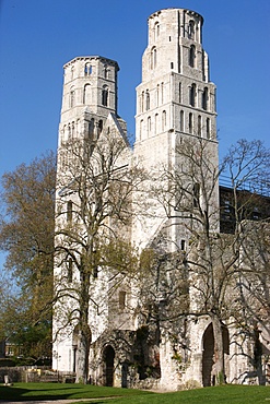 Jumieges Abbey Church, Seine-Maritime, Normandy, France, Europe