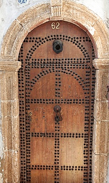 Traditional door, Azemmour, Morocco, North Africa, Africa