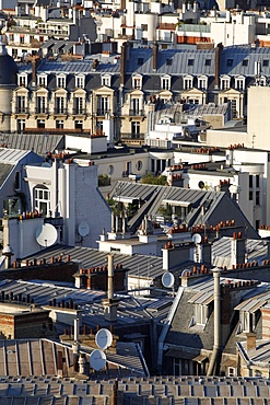 Paris rooftops, Paris, France, Europe