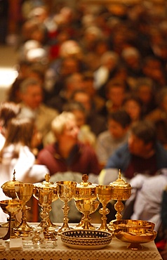 Liturgical objects, Taninges, Haute Savoie, France, Europe