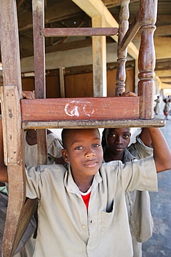 African schoolchildren, Lome, Togo, West Africa, Africa